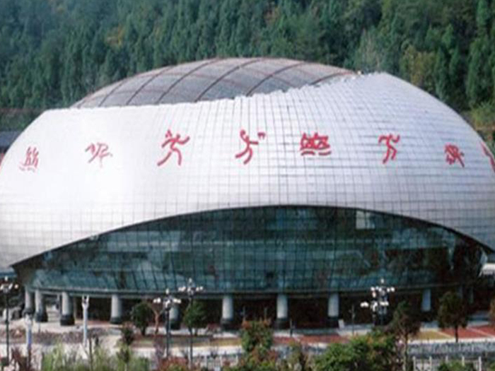 安国体育中心球形网架加工安装